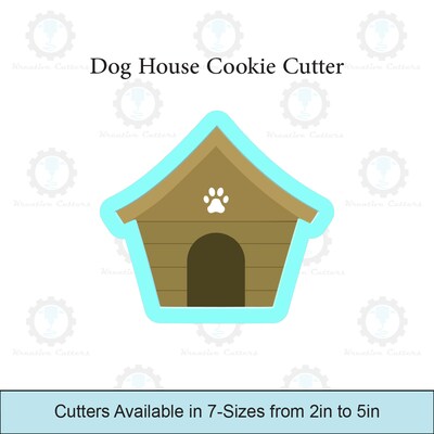 Dog house cookie sales cutter